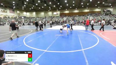 137 lbs Consolation - Jaden Borsini, Nevada Elite vs Odyn Santos, Buckaroo WC