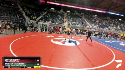 108 lbs Champ. Round 1 - Bryton Grant, Cody Wrestling Club vs Jackson Vanderbilt, Eastside United Wrestling Club