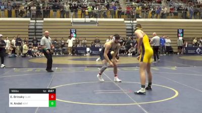 165 lbs Round Of 32 - Eli Brinsky, Clarion vs Hunter Andel, Kent State