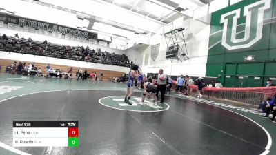 170 lbs Quarterfinal - Isaac Pena, Etiwanda vs Bryan Pinedo, El Monte