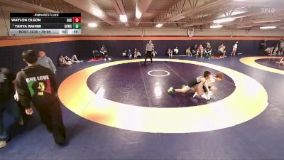 79-86 lbs Round 2 - Yahya Rahimi, Capital City Wrestling Club vs Waylon Olson, Riverton High School