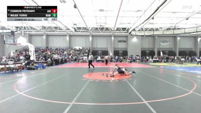 120 lbs Consi Of 16 #2 - Connor Petrunti, Avon vs Miles Yorio, RHAM