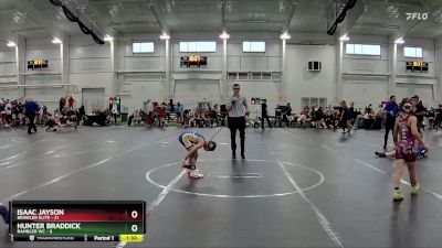 68 lbs Round 8 (10 Team) - Isaac Jayson, Brawler Elite vs Hunter Braddick, Rambler WC