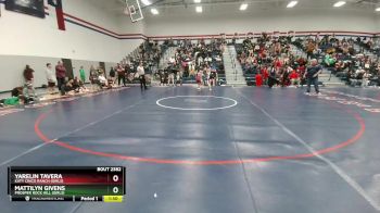 100 lbs Cons. Round 2 - Yarelin Tavera, Katy Cinco Ranch (Girls) vs Mattilyn Givens, Prosper Rock Hill (Girls)