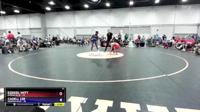 120 lbs Round 1 (8 Team) - Ezekiel Witt, Kansas Blue vs Cadell Lee, Virginia Blue