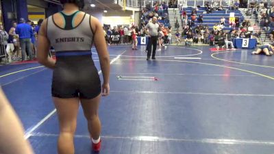 155 lbs Round Of 16 - Mercedes Cubero, Corry vs Eliana Winfrey, Tyler Consolidated