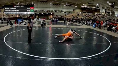 157 lbs Semis & 1st Wb (8 Team) - Jonathan Garcia, Pigeon Forge High School vs Noah Clingan, Signal Mountain High School