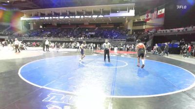 106 lbs Quarterfinal - Logan Her, Lincoln (Stockton) vs Alex Portugal, Elk Grove