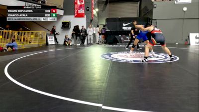 All Cadet Boys Freestyle Upper - 157 lbs Champ. Round 1 - Travis Sepulveda, Selma High School Wrestling vs Ignacio Ayala, Maria Carrillo High School Wrestling