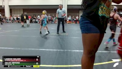 56 lbs Round 3 (4 Team) - Oscar Ormond, ARES Black vs Landon Walker, Glasgow Wrestling Academy