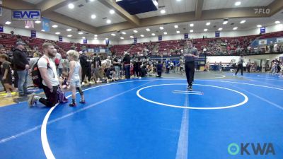 46 lbs Round Of 32 - Brylen Buckner, Weatherford Youth Wrestling vs Waylon Macke, F-5 Grappling