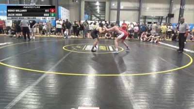 160 lbs Consi Of 8 #1 - Reno Millanti, Pittsburgh vs Jacik Hess, Mount Union