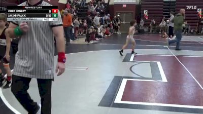 PW-10 lbs Semifinal - Jacob Falck, Delaware County Wrestling Club vs Cole Henley, DC Elite