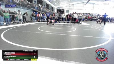 55 lbs Semifinal - Conor Foos, Missouri vs Jensen Hill, Tonganoxie