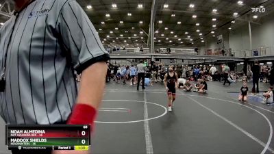 68 lbs Semis (4 Team) - Noah Almedina, Mat Assassins Red vs Maddox Shields, Headhunters