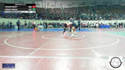 108 lbs Consi Of 8 #1 - Teagan Ready, Pawnee vs Hadley Bryan, Poteau