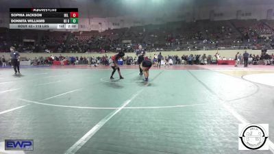 118 lbs Round Of 16 - Sophia Jackson, Del City JH vs Donnita Williams, US Grant