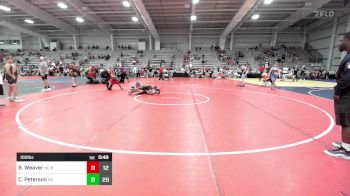 100 lbs Round Of 16 - Bentley Weaver, NC National Team vs Channing Peterson, Ohio Gold