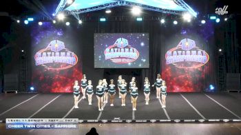 Cheer Twin Cities - Sapphire [2025 L1.1 Senior - PREP Day 1] 2025 America's Best Grand Nationals