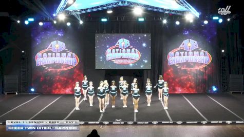 Cheer Twin Cities - Sapphire [2025 L1.1 Senior - PREP Day 1] 2025 America's Best Grand Nationals