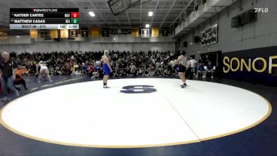 215 lbs Champ. Round 1 - Kayden Cartee, Mayfair vs Matthew Casas, Beaumont