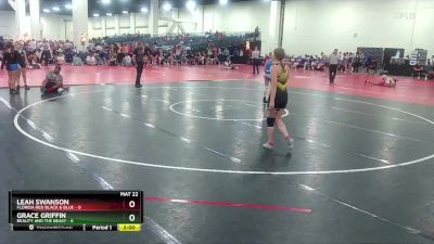 105 lbs Round 3 (8 Team) - Grace Griffin, Beauty And The Beast vs Leah Swanson, Florida Red Black & Blue