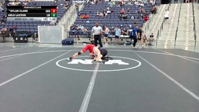 133 lbs Cons. Round 2 - Dylan Clark, Southern Oregon vs Arlo Laxton, Lindsey Wilson (Ky.)