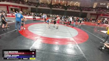 120 lbs Champ. Round 1 - Cale Browning, Tough N Technical Wrestling Club (TNTWC) vs Cooper Jackson, Tiger Wrestling Club