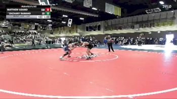 120 lbs Champ. Round 2 - Zachary Samano, Chino vs Matthew Adamo, Camarillo