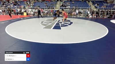 170 lbs Cons 32 #1 - Chrystina Ballejos, CA vs Aubrey Bolton, OK