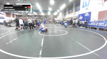 190 lbs Champ. Round 1 - John Venegas, Victor Valley vs Luke Hanna, Junipero Serra