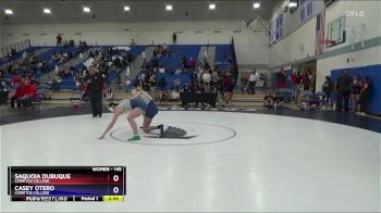 145 lbs Cons. Semi - Casey Otero, Cerritos College vs Saquoia Dubuque, Cerritos College