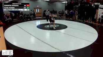 140 lbs. Cons. Round 2 - Olivia Vickers, Seckman vs Samantha Moravac, Shawnee Mission South