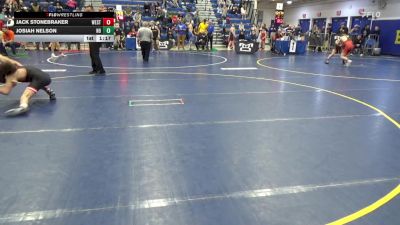 122 lbs Semifinal - Jack Stonebraker, West Allegheny vs Josiah Nelson, N8