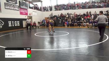 172 lbs Consi Of 8 #2 - Carter Storm, Bermudian Springs vs Deion White, Boiling Springs