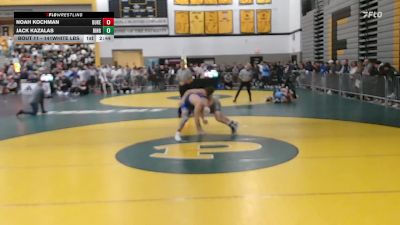 141White lbs Rr Rnd 1 - Noah Kochman, Duke vs Jack Kazalas, Binghamton