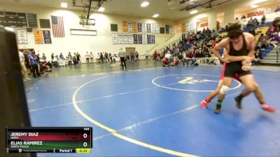 144 lbs Cons. Round 4 - Elias Ramirez, Santa Paula vs Jeremy Diaz, Indio