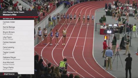 Women's Mile, Finals 2