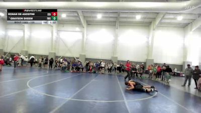 120 lbs Cons. Round 2 - Grayson Skeem, Fremont Wrestling Club vs Ronan De Agostini, Wingz