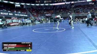 2A-215 lbs Champ. Round 2 - Rhett Schaefer, Assumption, Davenport vs Jake Trenary, Clear Lake