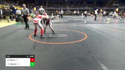 125 lbs Round Of 16 - Ava Wood, Smethport vs E`lynn Watson, Trinity