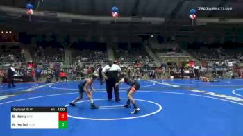 95 lbs Consolation - Braaden Heinz, Brighton WC vs Austin Herbst, Pinnacle