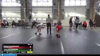 80 lbs Round 7 (8 Team) - Evan Kaliakoudas, Warhawks Red vs Cale Richardson, PA Alliance White