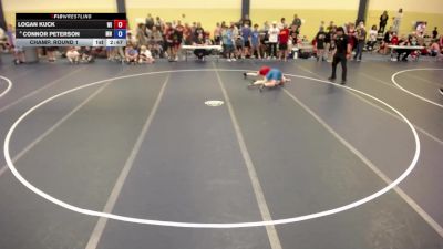 150 lbs Champ. Round 1 - Logan Kuck, WI vs Connor Peterson, MN