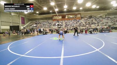 55 kg Cons. Sub-rd Of 16 - Brooke McCurley, Colorado Mesa Wrestling Club vs Jaeda Haney, Grapplers HI