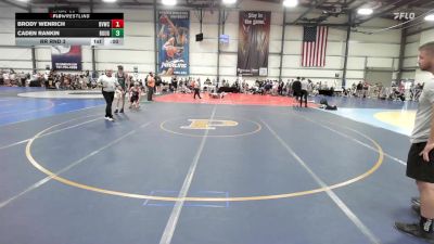 154 lbs Rr Rnd 3 - Blake Fry, Buffalo Valley Wrestling Club MS Black vs Matthew Shaffer, Roughneck Wrestling Club