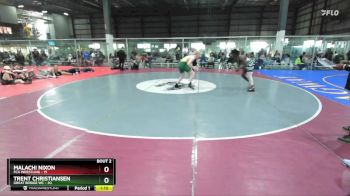 157 lbs Semis (4 Team) - Trent Christiansen, GREAT BRIDGE WC vs Malachi Nixon, FCA WRESTLING