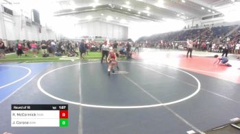73 lbs Round Of 16 - Riella McCormick, Parker Invictus WC vs Jesus Corona, Dominate Club Wrestling