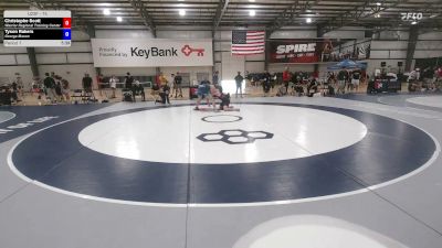 74 kg Champ. Rd Of 256 - Christopher Scott, Warrior Regional Training Center vs Tyson Rakers, George Mason