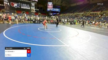 94 lbs Rnd Of 16 - Hayden Schwab, Iowa vs Allen Woo, Illinois